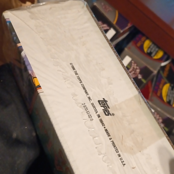 Topps 1990 baseball card factory sealed set brand new shirked wrapped in the box - Picture 7 of 10